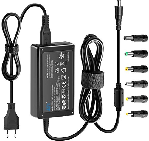 KFD 60W DC12V 5A 4A 3A 3,33A 2A Universel Chargeur 12V pour Serveur NAS Netgear Mini pc LED Ruban Moniteur Écrans PC Adaptateur Secteur Alimentation Chargeur AVCE 6 connettores