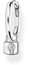 Thomas Sabo Einzel Creole mit Schloss Anhänger 925 Sterling Silber CR700-051-14