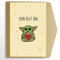 Yoda Vatertagskarte von Ehefrau, Tochter, Sohn, niedliche Yoda Best Dad Vatertagskarte, Grogu Geburtstagskarte für Papa
