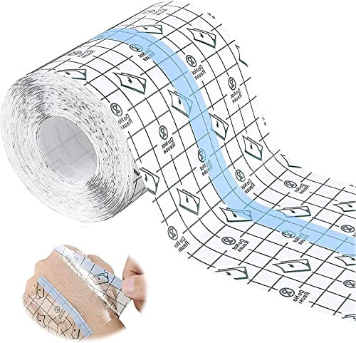 10mx15cm Fixierpflaster Wasserdicht Transparent Bandage, Transparenter Folienverband Wasserdichtes Pflaster, Atmungsaktives Klebeband, Duschpflaster Rolle Pflaster Wasserfest für Nacken, Schulter,Arme