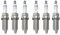 Toiumops Zündkerzen für Citroen Berlingo B9 C1 C2 C3, 6 Stück Zündkerzen 0242229797
