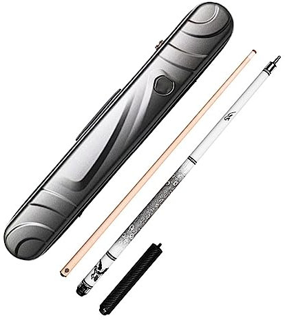 HYQHYX Queue de Billard Anglais Queue de Billard Rose Queue de Billard Chinois 147cm, tête Fendue 1/2, 12,5 mm, adaptée aux Joueurs de Billard Professionnels(Color:b,Size:)