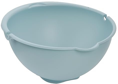 keeeper 2-in-1 Schüssel und Sieb, Groß, Spülmaschinengeeignet, Stella, Nordic Blue (Blau)