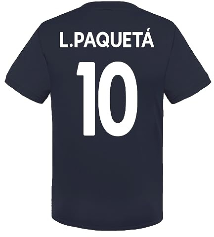 West Ham United FC Boys L.Paqueta 10 Poly T-Shirt Navy 10-11 Years