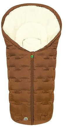 Odenwälder Fußsäckchen für Babyschale Oskar line creamy caramel | 11318-653