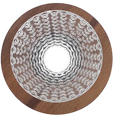 BESTonZON 1pc Coffee Funnel Silicone Ring Japanese Coffee Filter for Smooth Brewing Small Walnut Base Practical Accessory for Home and Travel