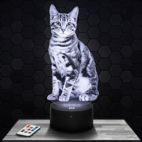 Nachttischlampe Katze deko Tier Kätzchen Katzen. Geschenkidee Mann Frau objekt Katze Nachtlicht Erwachsene deko Zimmer. Weihnachten TOP