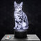 Nachttischlampe Katze deko Tier Kätzchen Katzen. Geschenkidee Mann Frau objekt Katze Nachtlicht Erwachsene deko Zimmer. Weihnachten TOP