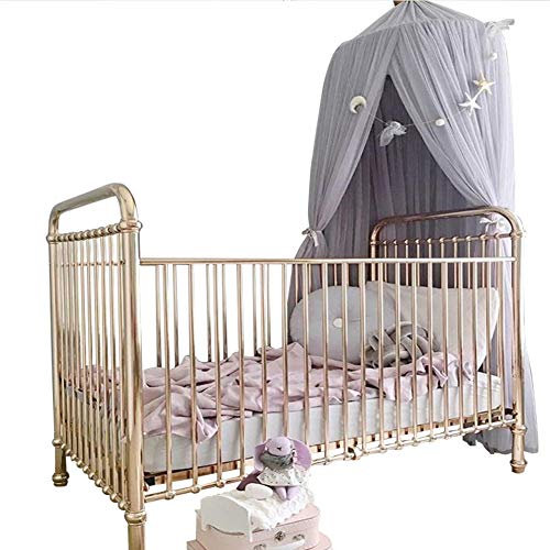 ViaGasaFamido Moskitonetz Fotografie Farbzelt Verschlüsselungsnetz Bettnetz Kind für Himmelbett Betthimmel Baldachine (Grey)
