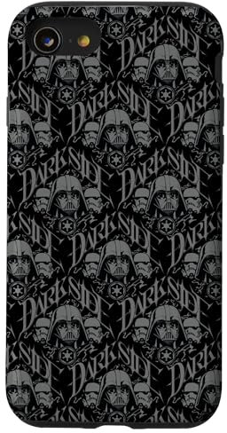 Hülle für iPhone SE (2020) / 7 / 8 Star Wars Darth Vader und Stormtroopers Dark Side Pattern