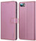 Ganbary Cover Compatibile con iPhone SE 2022 5G/SE 2020/8/7, Premium Pelle PU Flip Libro Custodia per iPhone SE 2022 5G/SE 2020/8/7 [Protezione Completa] [Slot Scheda] [Funzione Supporto], Oro Rosa