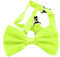 TMK Schmetterlingskrawatte Fliege festliche Accessoires Unisex mit Pailletten und mehrfarbig verstellbar für Erwachsene und Kinder Unisex Code 27600, neongelb, Erwachsene