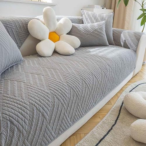 WNRLL 01,70X180cm, Sofabezug 1 2 3 4 Sitzer Sofaschoner rutschfest Couchbezug L Form Waschbarer Dekor Perim Sofa Decken Sofaschutz