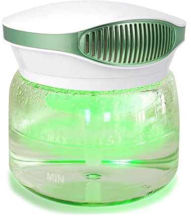 HimAoto Water Air Purifier for Home, Air Washer Aroma Diffuser, Air Purifier Water Filter,Essential Oils Aroma Fresher With Night light for Home, Office, Bedroom