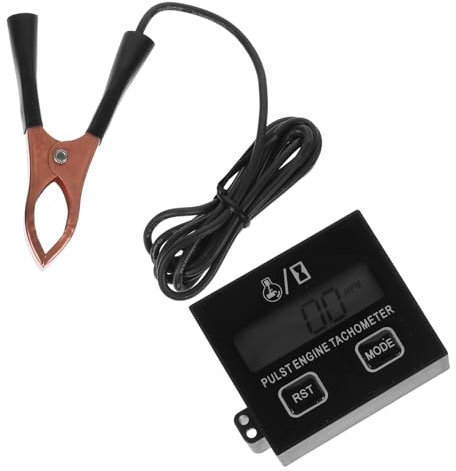 OSOLADY Tachymètre Numérique Pour Moteur Petit Moteur Compteur De Régime Pour Atv Et Tondeuse à Gazon Étanche Avec Batterie Remplaçable Design Pratique Et Facile à Utiliser