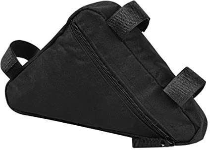 Hxyxbnhno Bike Triangle Frame Bag Bicycles Front Handlebar Bag Strap-On Saddle Bag Cycling Bike Storage Tube Bag