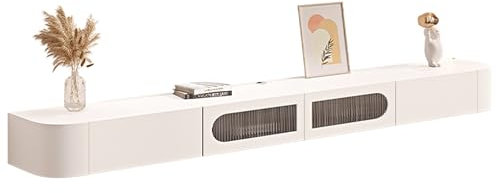 Genérico Soporte de TV Flotante, Estante de TV montado en la Pared, Consola Multimedia Moderna con Almacenamiento, Mueble de TV (240 cm)