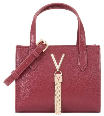 Valentino Handtasche Umhängetasche Divina Shopping Bag Bordeaux weinrot
