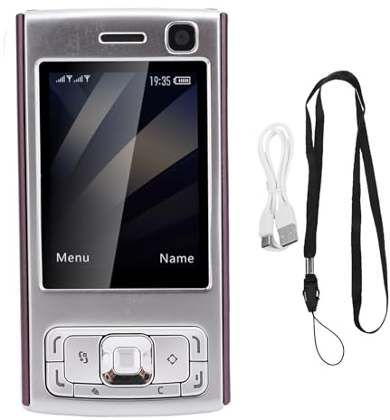 Yanmis Entsperrtes GSM-Handy, 2,0-Zoll-Screen-Slider-Handy mit Tastatur, 1000-mAh-, Entsperrte Mobiltelefone, MP3-MP4-Player, Lautsprecher (Purple)