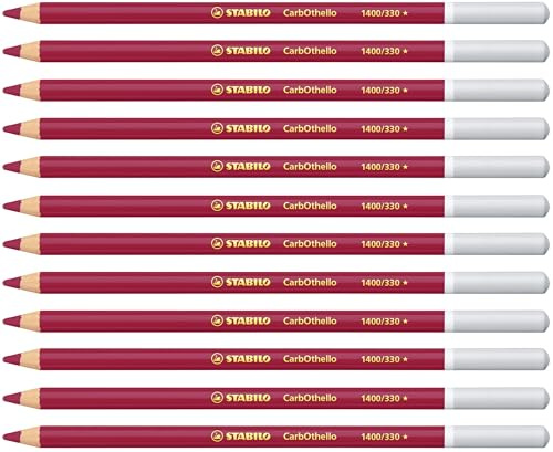 STABILO CarbOthello - Chalk-Pastel Pencil | Pack of 12 - Purple