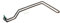 Heater Element - 2100 Watts for Zanussi Dishwasher Equivalent to 50249381000