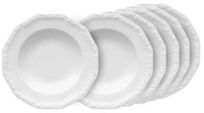 Rosenthal Maria - Set di piatti fondi, 6 pezzi, colore: Bianco