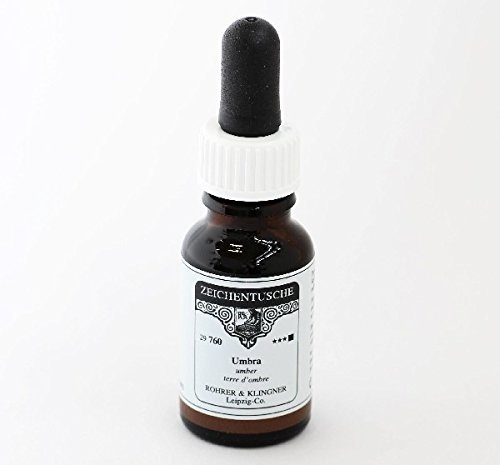 Rohrer & Klingner Zeichentusche Umbra 12 ml