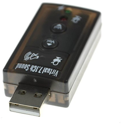 USB Sound Card 7.1 Channel 3D Audio Sound Card Mic Adapter 3.5mm Jack Stereo Headset for Win XP / 7 8 Android Linux for Mac OS