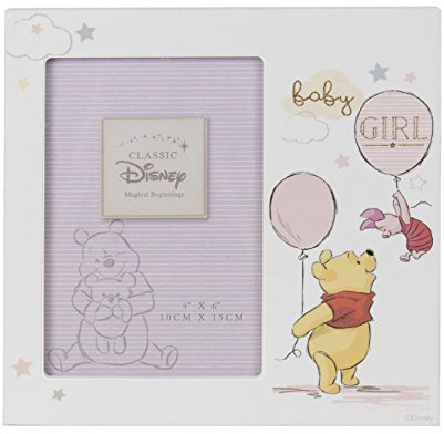 Disney Magical Beginnings MDF 4 x 6 Photo Frame Pooh Baby Girl DI415