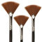 Pro Arte Series F Fan Brush Watercolour Acrylic & Oil Paint Prolene Brushes (Medium)