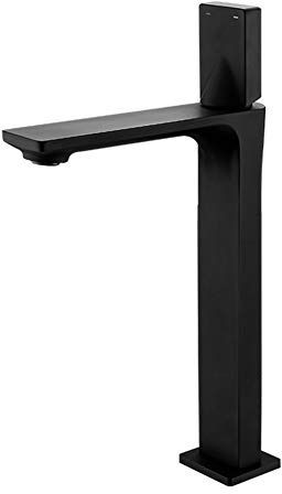 Küchenarmatur Plus-Pedestal Basin Bassin-Hahn-Nordic Matte Black Lack Badezimmer Waschbecken Wasserhahn Schwarz Küchenarmaturen Vintage Küchen-Taps-Platz