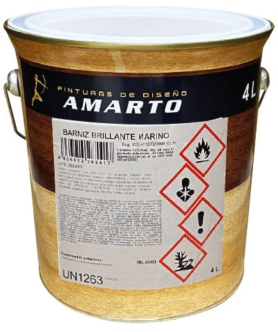 Barniz marino brillante gran resistencia en ambientes marinos alta montaña y rayos solares (750 ml)