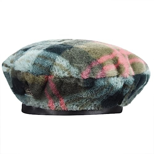 Kangol Faux Fur Baskenmütze Baske Damenbaske Winterbaske Damen - Herbst-Winter Winter