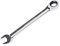 EGOFINE 21mm Ratcheting Combination Wrench Metric, Industrial Grade Gear Spanner with 12-Point Design, 72-Tooth Ratchet, Chrome Vanadium Steel