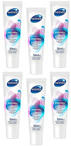 Manix - Lot de 6 Gel Lubrifiant Sexuel INTIMITY - 50ml