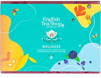 English Tea Shop Organic Wellness Collection - 12 Loose Leaf Pyramid Tea Bags