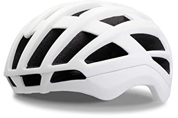 Rogelli Deiro Fahrradhelm Unisex - Rennrad Helm, MTB Helm, Allround-Fahrradhelm - Weiß - Größe L-XL