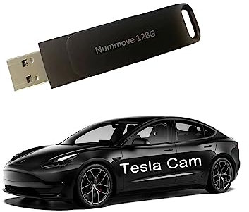 Tesla Dashcam & Sentry Portable SSD Flash Drive - 128GB USB 3.0 for Tesla Model 3/S/X/Y Dashcam & Sentry Mode