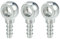 A ABSOPRO Raccord Universel pour Raccord Banjo Adaptateur de Ligne de Carburant pour Moto Voiture Ton Argenté - Lot de 3 Diamètre intérieur 8, diamètre extérieur 6 mm