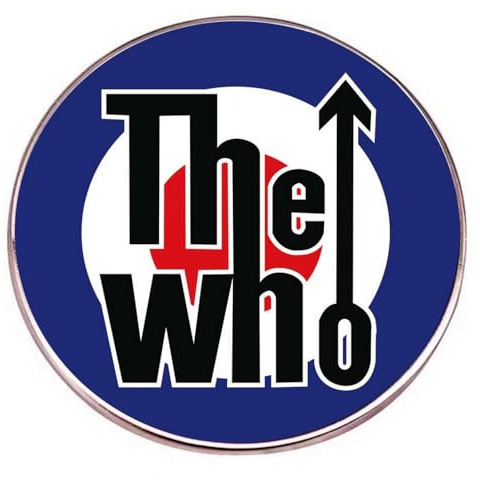 Distrigeek The Who Pin's Collection, Metall emailliert, Rockmusik, Anstecker, originelle Geschenkidee für Herren und Damen