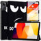 Alenbowen Compatibile con Xiaomi Redmi pad SE 11 （2023）,Cover Protettiva Ultra Sottile PU di con Funzione di Supporto,Soot Eye+ 1x pellicola protettiva in vetro temperato