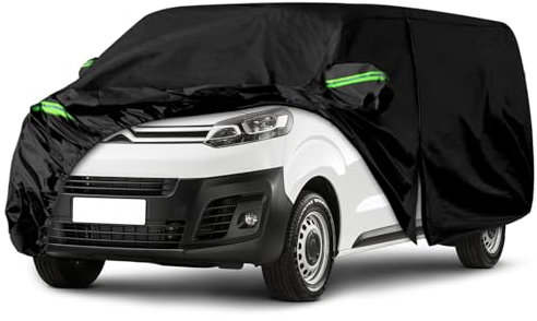 Telo Copriauto Sostituzione per Citroen Jumpy 2016-2024 (SWB), Copertura Auto Protettiva Dell'auto, Telone per Auto Garage Completo Impermeabile Strisce Riflettenti Completo, 195(L)* 75.6(W)* 76.8(H)