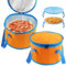 Kühltasche für Kuchen, Rund, Kuchen Transporttasche Isolierte Kuchenträger Thermotasche Kühltasche mit Reißverschluss, Durchmesser 26cm, Catering Hält Lebensmittel Warm, für Potluck, Picknicks