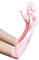 BABEYOND Guanti da donna in raso, Classic Opera, feste, Audrey Hepburn Gloves, stile 1920s, elastici, taglia adulta, gomito to Wrist, Rosa chiaro, 55 cm