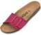 Palado Pantoletten Damen Malta EGS Matt – bequeme Sandalen Made in Spain - Hausschuhe mit dämpfendem Kork-Fußbett - modische Sommerschuhe Pink UK4,5 - EU37