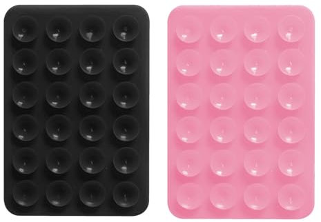 Support Telephone Ventouse - Support de Téléphone Adhésif en Silicone - Support antidérapant Mains Libres pour téléphone Portable - Accessoire De Téléphone Adhésif en Silicone pour Téléphones