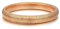 Bestyle Stretch-Armband Edelstahl Elastisches Schlangenketten-Armband, Einfaches Modisches Stapelarmband für Frauen Teenager, Rosegold, Breite 1cm