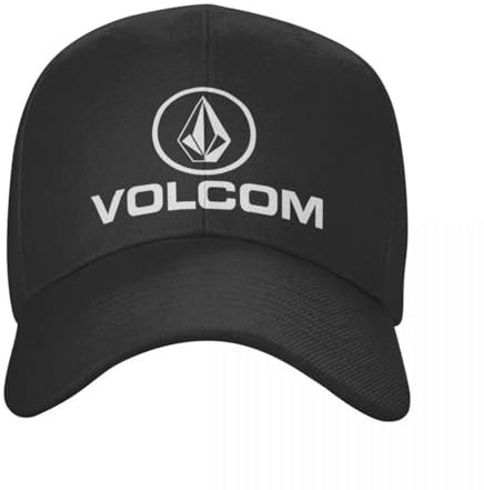 Baseballmütze Baseballkappe Mode Unisex Volcoms Logo Baseballmütze für Erwachsene, verstellbare Papamütze, Damen und Herren, Sport-Snapback-Kappen