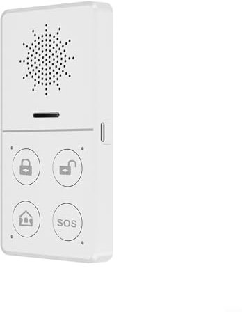 Sistema de alarma inteligente WiFi, alarma de casa de tono alto de 130 dB en tiempo real, compatible con aplicación Tuya, control de voz/control remoto de aplicación