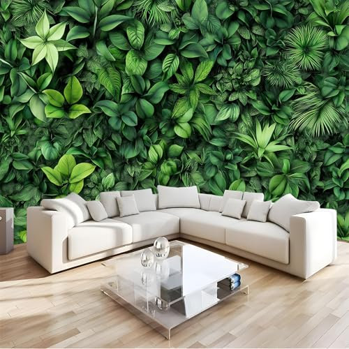 Papier peint mural végétal, papier peint autocollant, 150 x 105 cm, papier peint de contact botanique vert marguerite, papier peint amovible autocollant pour chambre à coucher, papier peint décoratif